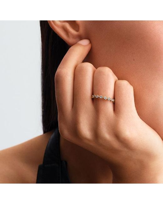Pandora Metallic Era Bezel Lab-Grown Diamond Eternity Ring