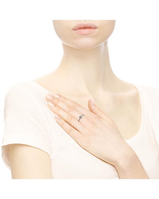 Pandora White Two Sparkling Hearts Ring