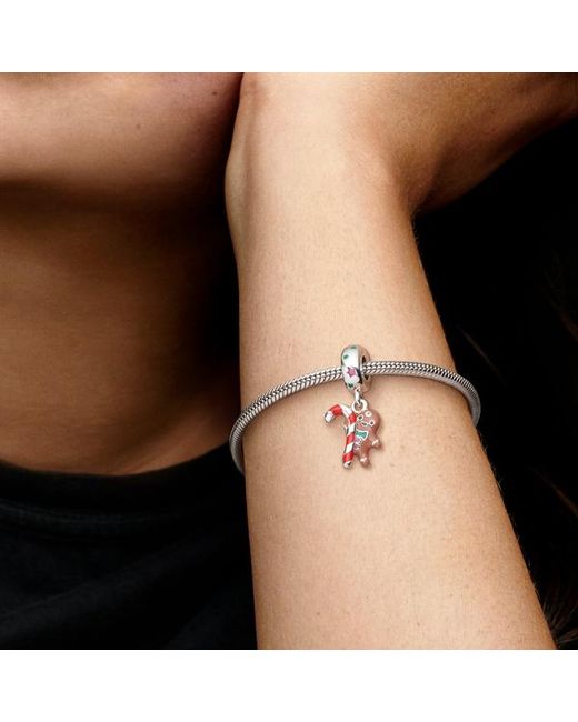 Pandora Red Gingerbread Dangle Charm
