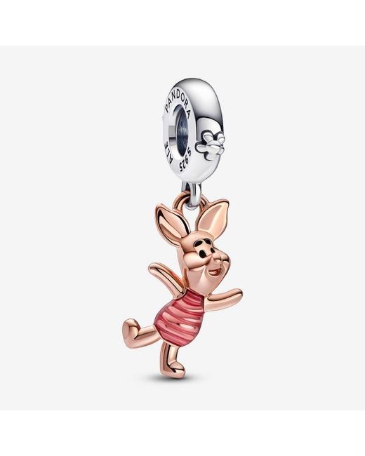 Pandora White Disney Winnie The Pooh Piglet Dangle Charm