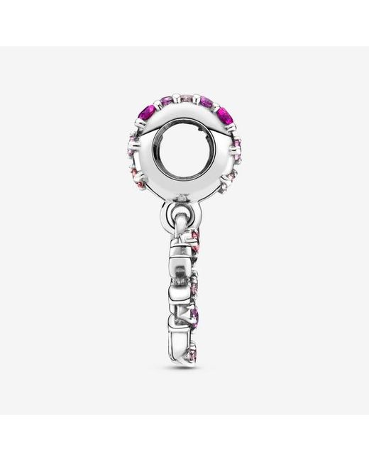 Pandora White Heart Family Tree Dangle Charm