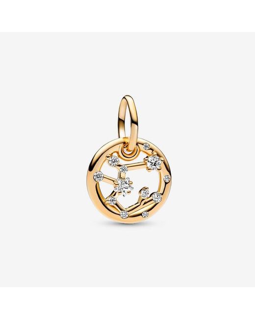 Pandora Metallic Sagittarius Zodiac Dangle Charm