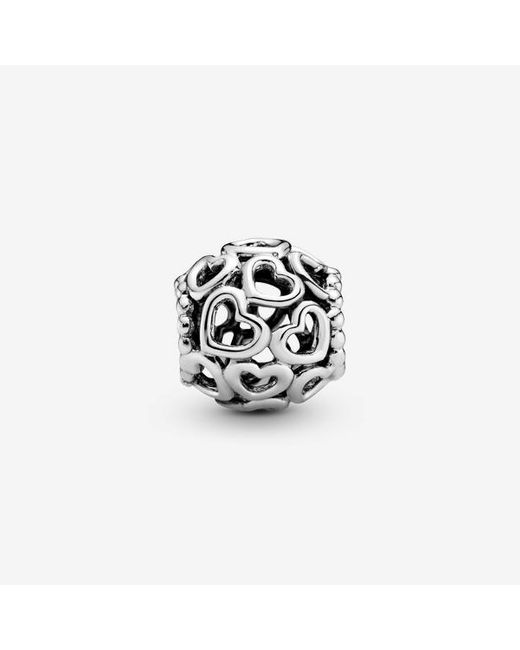 Pandora White Hearts All Over Charm