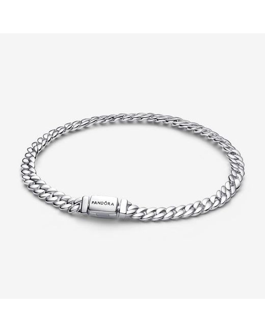 Pandora Metallic Cuban Chain Bracelet