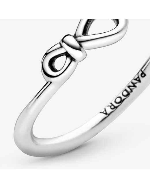 Pandora Metallic Infinity Knot Ring