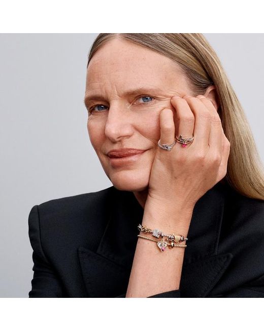 Pandora Sprankelende Pijl Ring in het Metallic