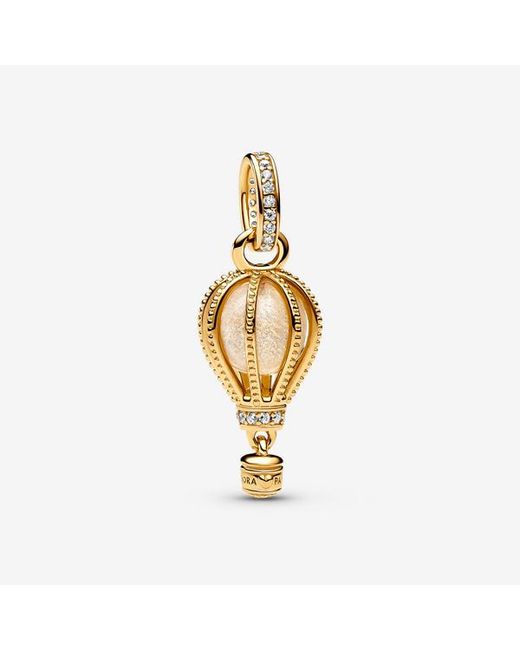 Pandora Metallic Sparkling Hot Air Balloon Dangle Charm