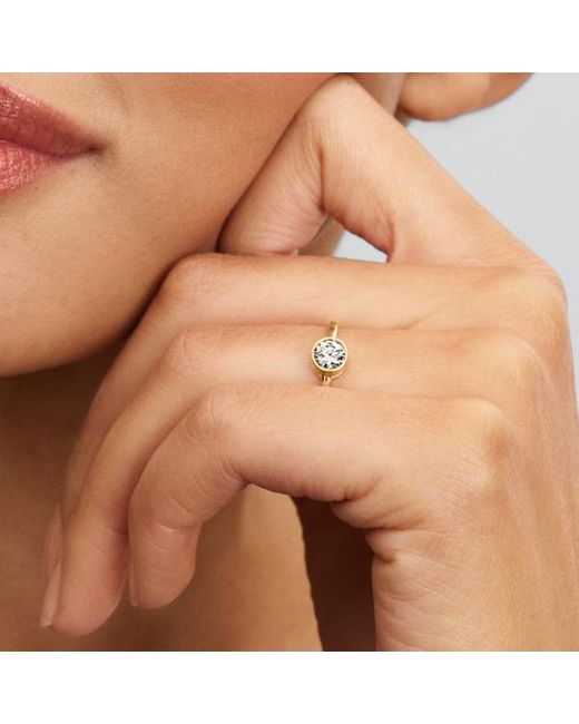 Pandora Metallic Era Bezel Lab-Grown Diamond Ring
