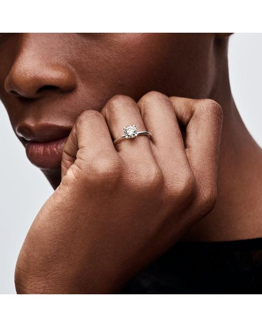 Pandora Metallic Era 14K Lab-Grown Diamond Ring