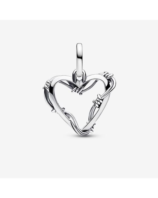 Pandora Metallic Wire Heart Medallion Charm