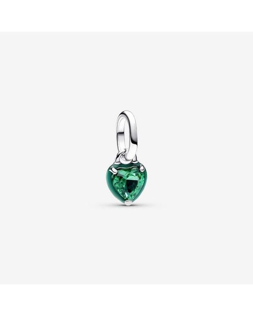 Pandora Green Chakra Heart Mini Dangle Charm