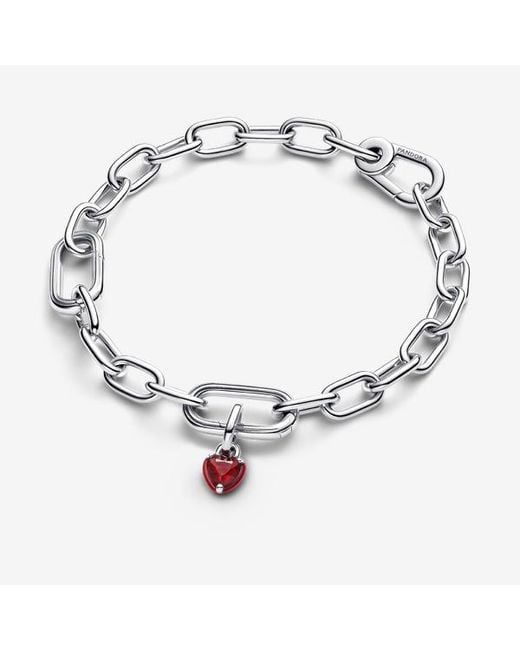 Pandora Red Chakra Heart Mini Dangle Charm