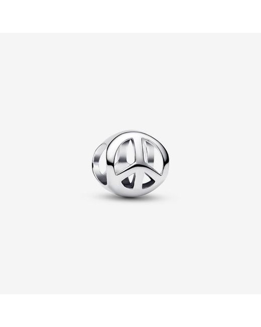 Pandora Metallic Peace Symbol Mini Charm