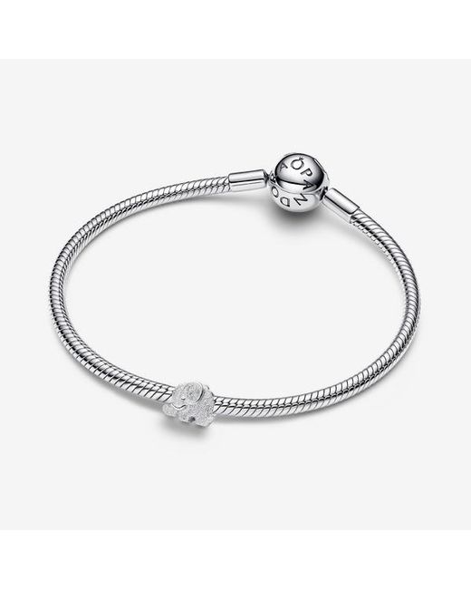 Pandora Metallic Textured Elephant Mini Charm