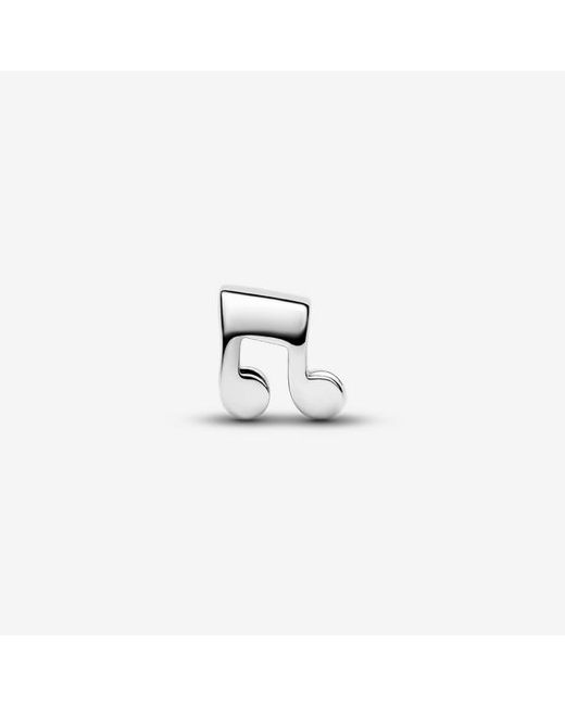 Pandora White Music Note Mini Charm