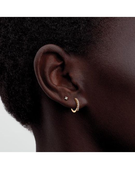 Pandora Metallic Era 14K Lab-Grown Diamond Single Stud Earring
