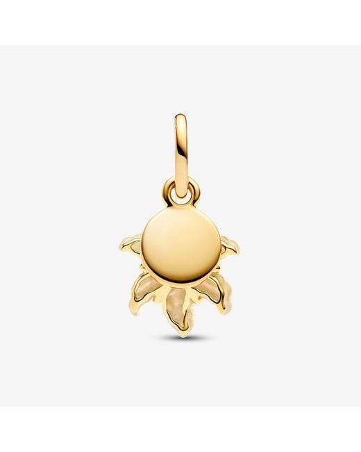 Pandora Metallic Disney Tangled Sundrop Flower Glow-In-The-Dark Charm