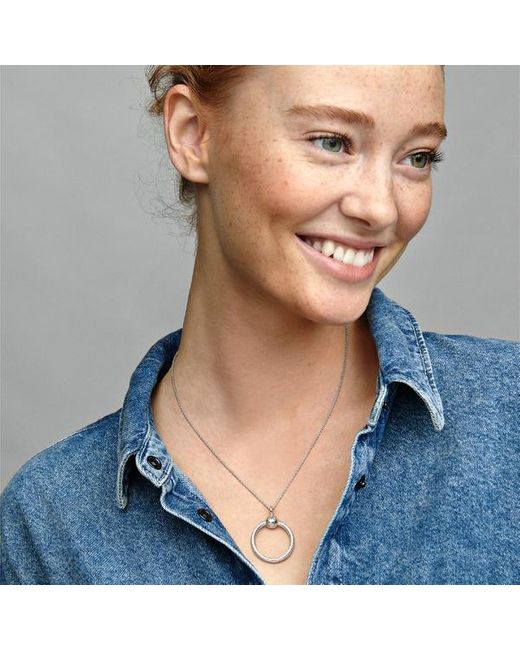 Pandora Metallic Small O Pendant