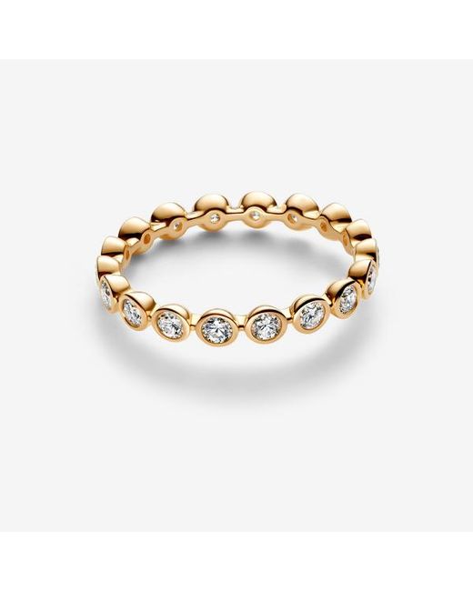 Pandora Metallic Era Bezel Lab-Grown Diamond Eternity Ring