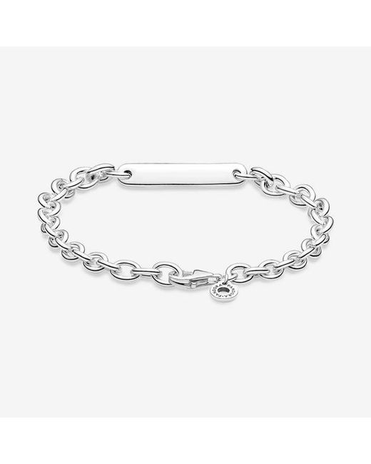 Pandora Metallic Engravable Bar Link Bracelet