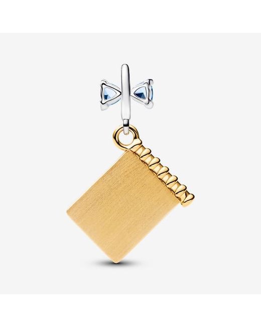 Pandora Metallic Bridgerton Dance Card & Pencil Dangle Charm