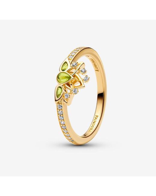 Pandora Metallic Disney Princess Tiana Tiara Ring