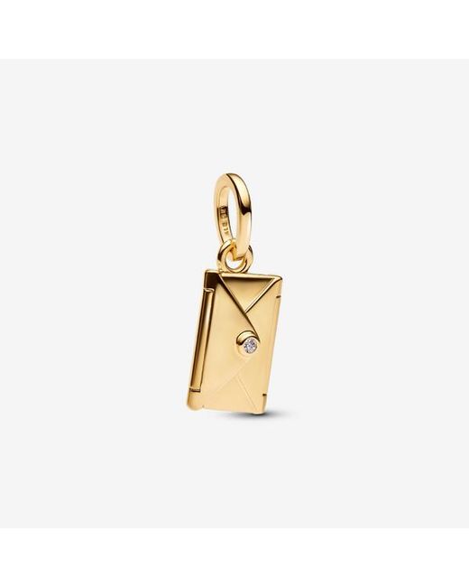 Pandora Metallic Engravable & Openable Envelope Dangle Charm