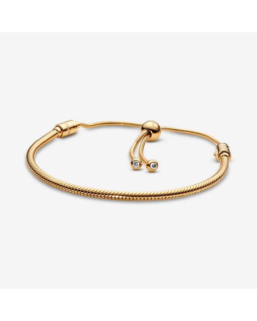 Pandora Metallic Moments Snake Chain Slider Bracelet