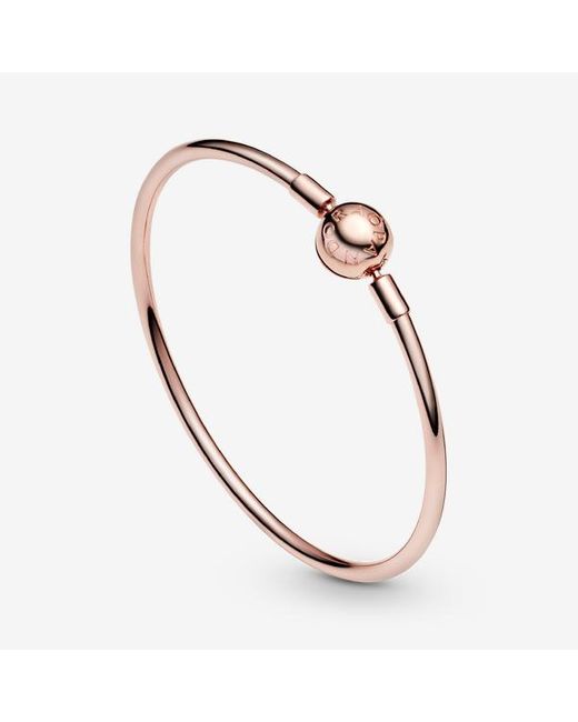 Pandora Metallic Moments Snake Chain Style Open Bangle