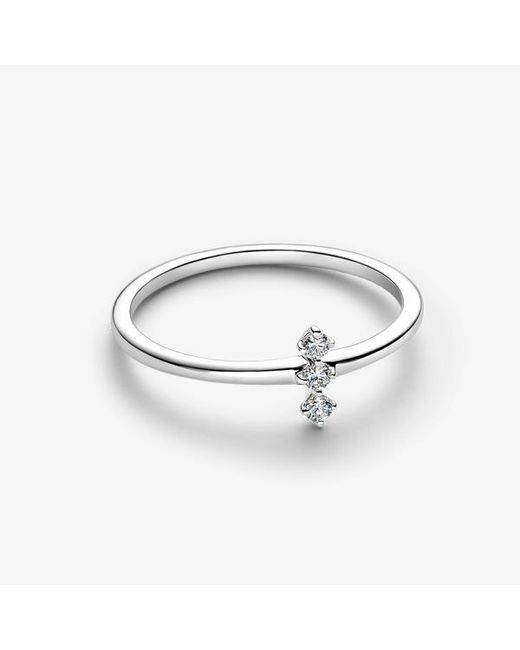 Pandora White Era Lab Grown Diamond Trio Ring