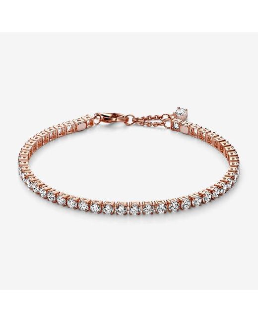 Pandora Metallic Sparkling Tennis Bracelet