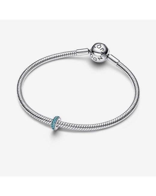 Pandora Blue Ice Stone Spacer Charm