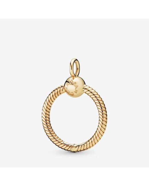 Pandora Metallic Moments Small O Pendant