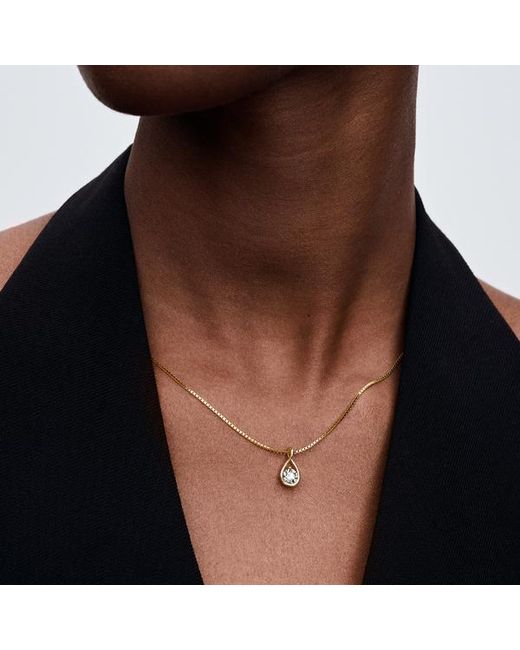Pandora Metallic Infinite 14K Lab-Grown Diamond Pendant Necklace
