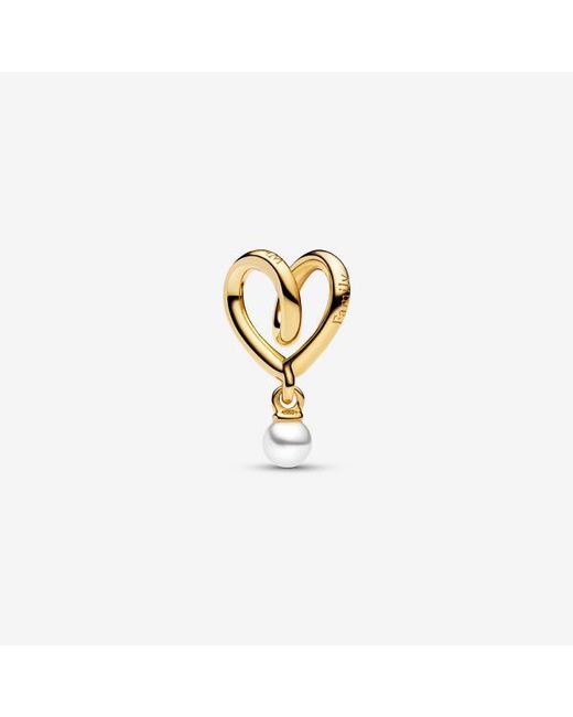 Pandora Metallic Wrapped Heart Charm