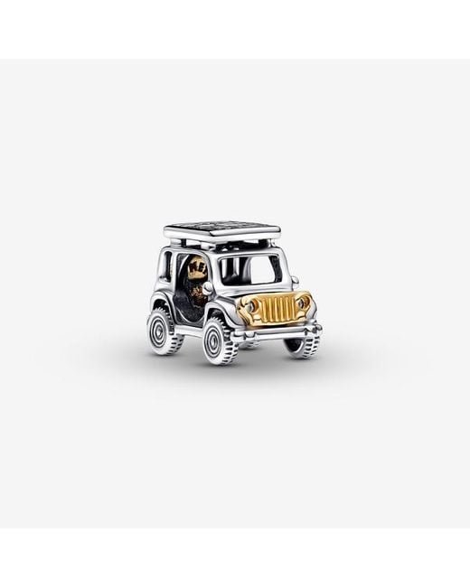 Pandora Black Two-Tone Adventure Car Charm