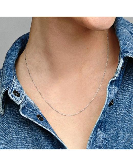 Pandora Metallic Classic Cable Chain Necklace