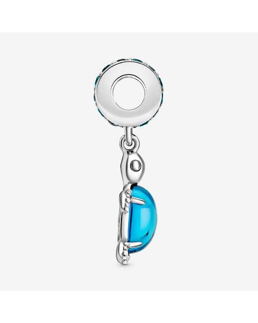 Pandora Blue Murano Glass Sea Turtle Dangle Charm