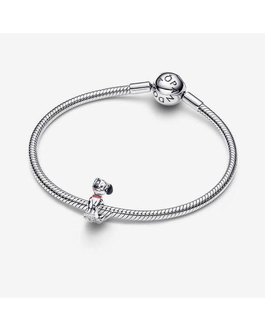 Pandora White Disney 101 Dalmatians Patch Charm