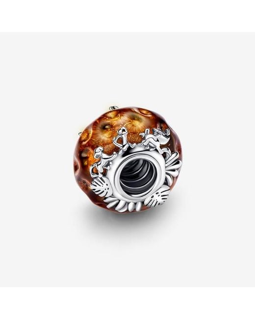 Pandora White Disney The Lion King Murano Glass Charm