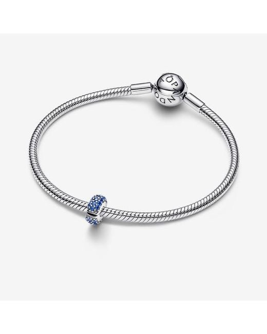 Pandora Blue Royal Stone Clip Charm