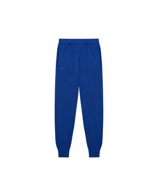 PANGAIA Blue Dna Regenerative Merino Wool Track Pants—Earth