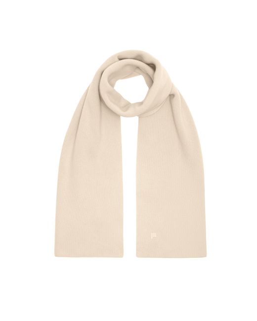 PANGAIA Natural Recycled Cashmere Scarf—Ecru Ivory