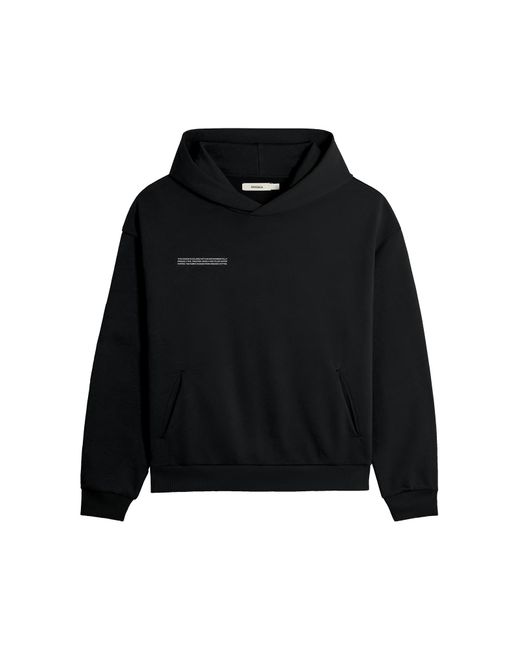 PANGAIA Black 365 Midweight Hoodie for men
