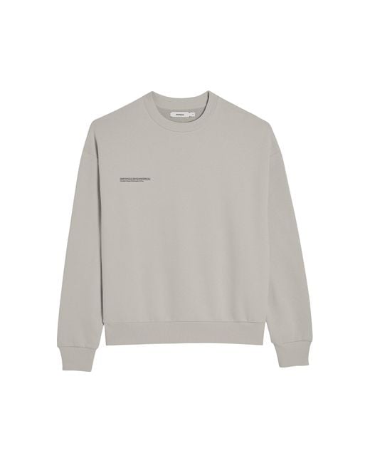 PANGAIA Gray 365 Midweight Sweatshirt for men