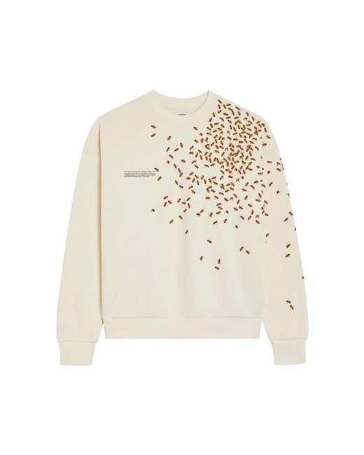 PANGAIA White Bee:Wild Sweatshirt