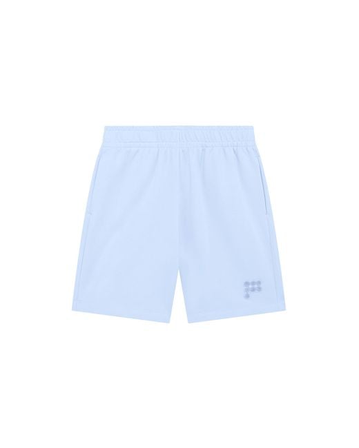PANGAIA Blue Mid Length Shorts—Wildflower for men
