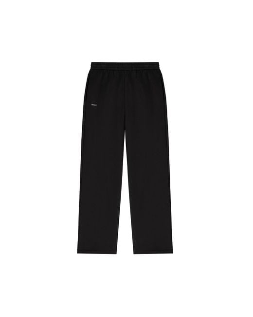 PANGAIA Black 365 Midweight Straight Leg Track Pants for men