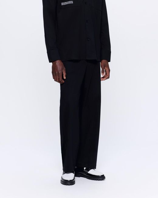 PANGAIA Blue Interlock Trouser for men