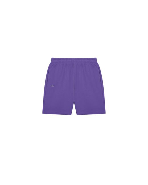 PANGAIA Purple 365 Midweight Mid Length Shorts